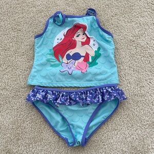 Disney Ariel Kids Swim Bikini size 6/6X
